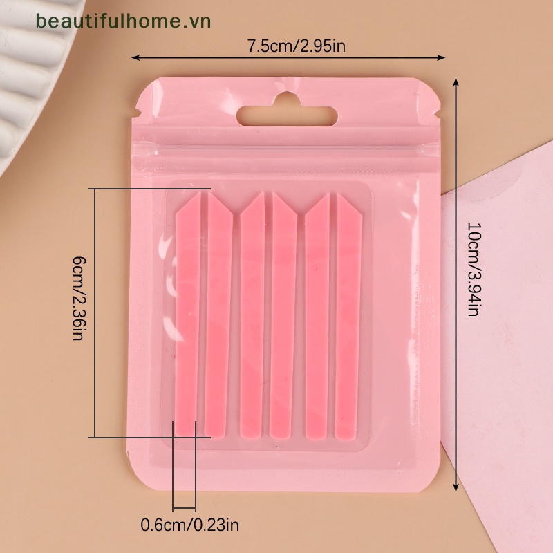 Bộ 3 Cặp Đệm Silicone Mềm Hỗ Trợ Uốn Cong Lông Mi