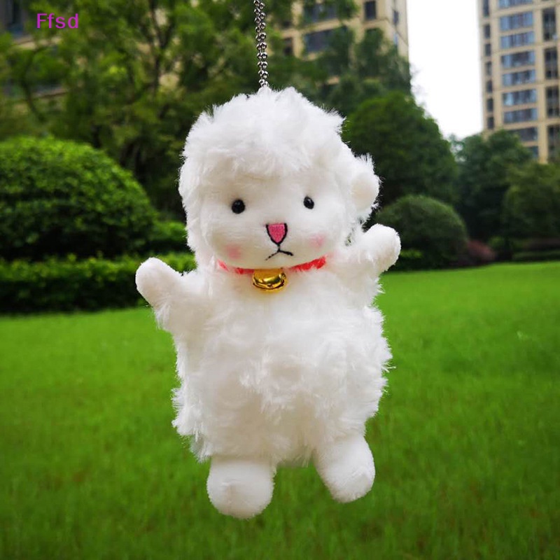 {Ffsd} Móc Khóa Hình Cừu Nhồi Bông Có Chuông Nhỏ Mới Dành Cho Trẻ Em * Bán Chạy