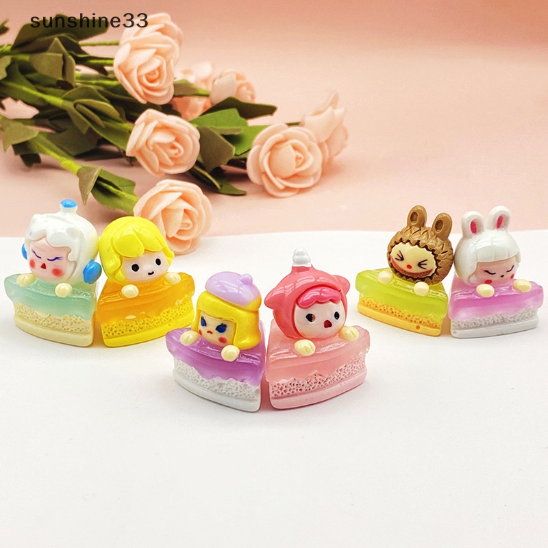 1 Đồ trang trí Bánh Ngọt Dạ Quang Thu Nhỏ Dùng Trang Trí Tiểu Cảnh