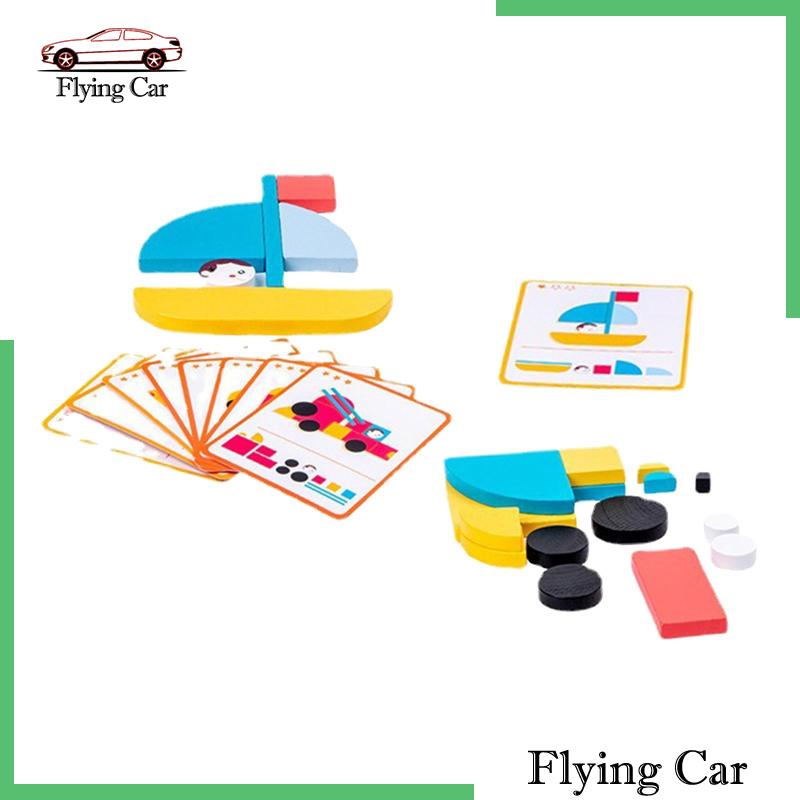 [Lzdjfmy2] Bộ Xếp Hình Montessori Cho Bé Từ 3 Tuổi