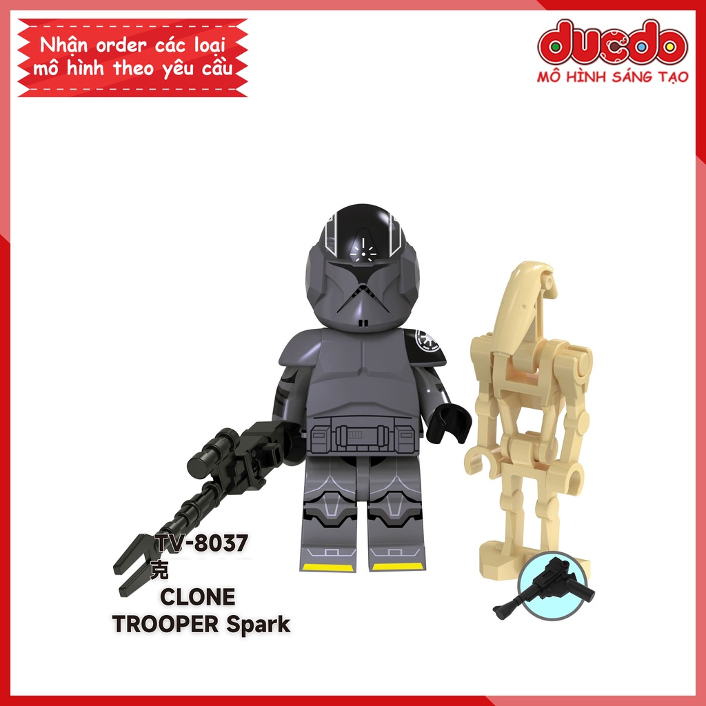 Minifigures nhân vật Chiến tranh giữa các vì sao - Đồ chơi Lắp ghép Xếp hình Mini Mô hình TV6105