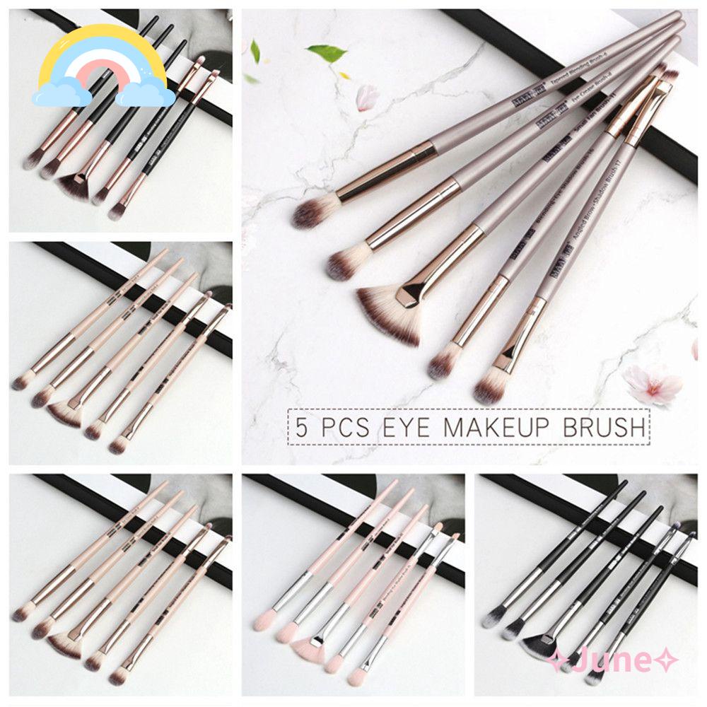 [Hàng mới về] Set 5 cọ trang điểm chuyên nghiệp chất lượng cao tiện dụng