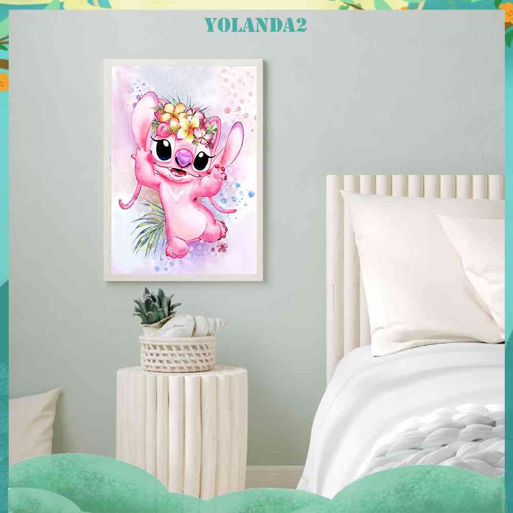 Bộ Tranh Đính Đá 5D Họa Tiết Hoạt Hình Độc Đáo DIY Dùng Trang Trí Nhà Cửa