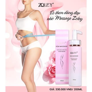 Kem Massage Tan Mỡ Zoley 200ml