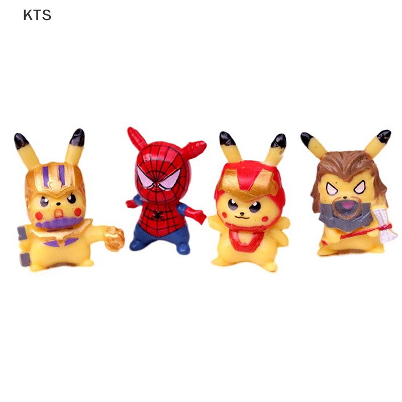 Set 6 Mô Hình Nhân Vật Phim Hoạt Hình Pokemon