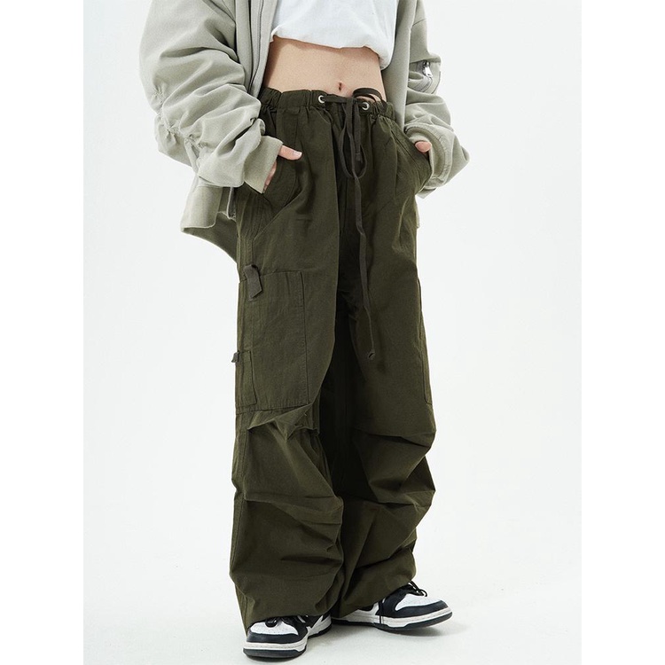 Quần Dài Dáng Rộng Phong Cách Hip Hop Đường Phố Mỹ Cá Tính Cho Nam Và Nữ