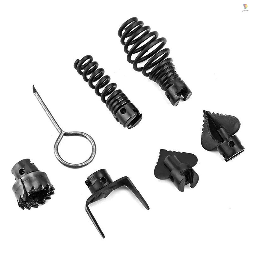 Bộ 7 Đầu Cắt Bằng Thép Mangan 16mm Chuyên Dụng Cho Máy Rửa Đường Ống