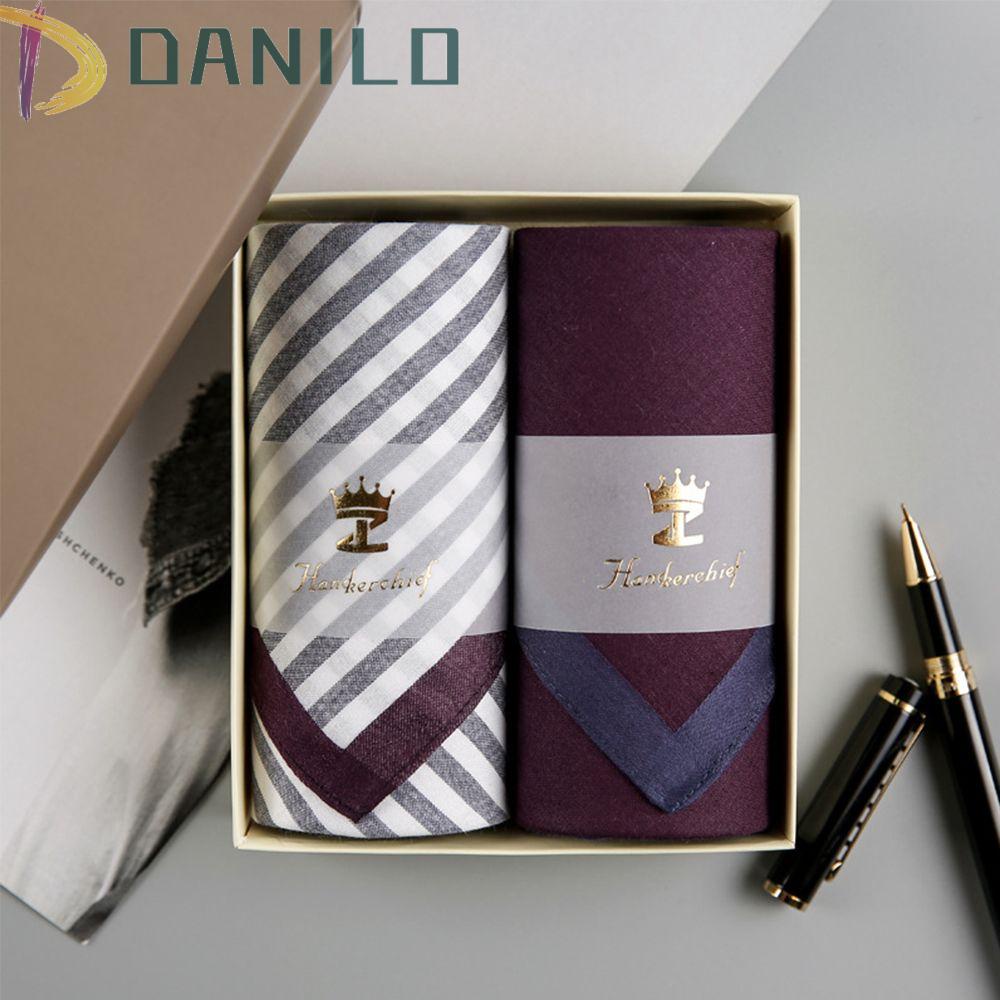 Khăn Tay 100% Cotton Thấm Hút Mồ Hôi In Họa Tiết Cổ Điển Cho Nam