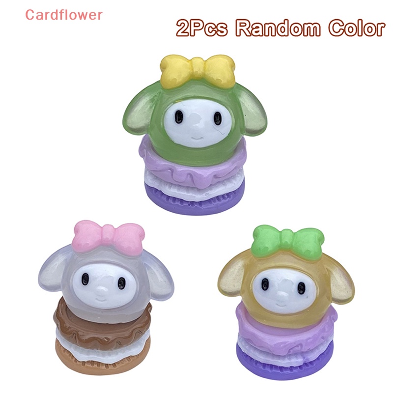 2 Đồ trang trí Sanrio My Melody Phát Sáng Trang Trí Tiểu Cảnh Mới