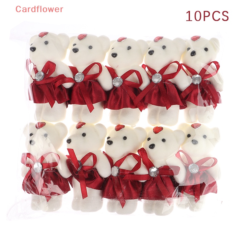 Bộ 10 Gấu Bông 12cm Trang Trí Tiệc Mới