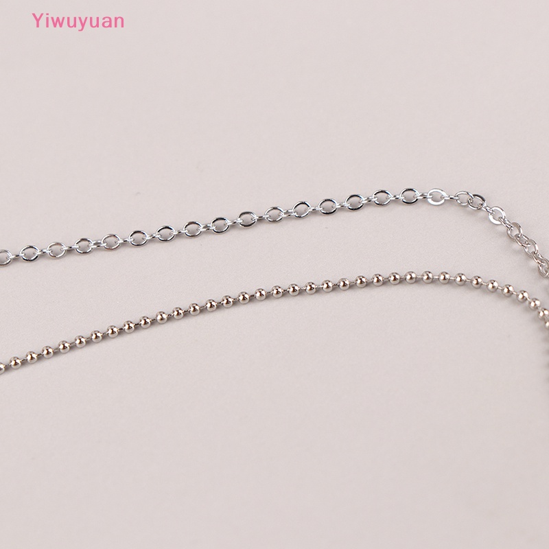 < Yiwuyuan > Vòng Cổ Choker Mặt Chữ Thập Đính Đá Zircon Trái Tim Cho Nữ Dự Tiệc Mới