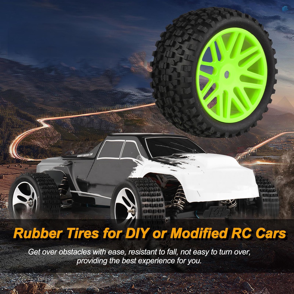 Set 4 Bánh Xe Cao Su 85mm 85mm Thay Thế Chuyên Dụng Cho Xe Điều Khiển Từ Xa 1: 10 DIY s2mwvn