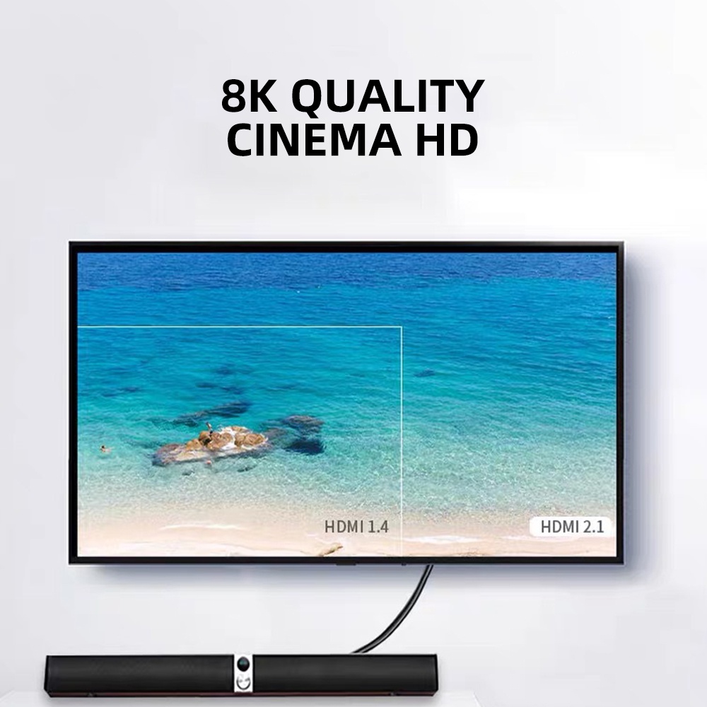 XIAOMI Dây Cáp HDMI-compatible 2.1 Cho PS5 PS4 HD 8K HDMI 2.1 8K / 60Hz 4K / 120Hz 48Gbps