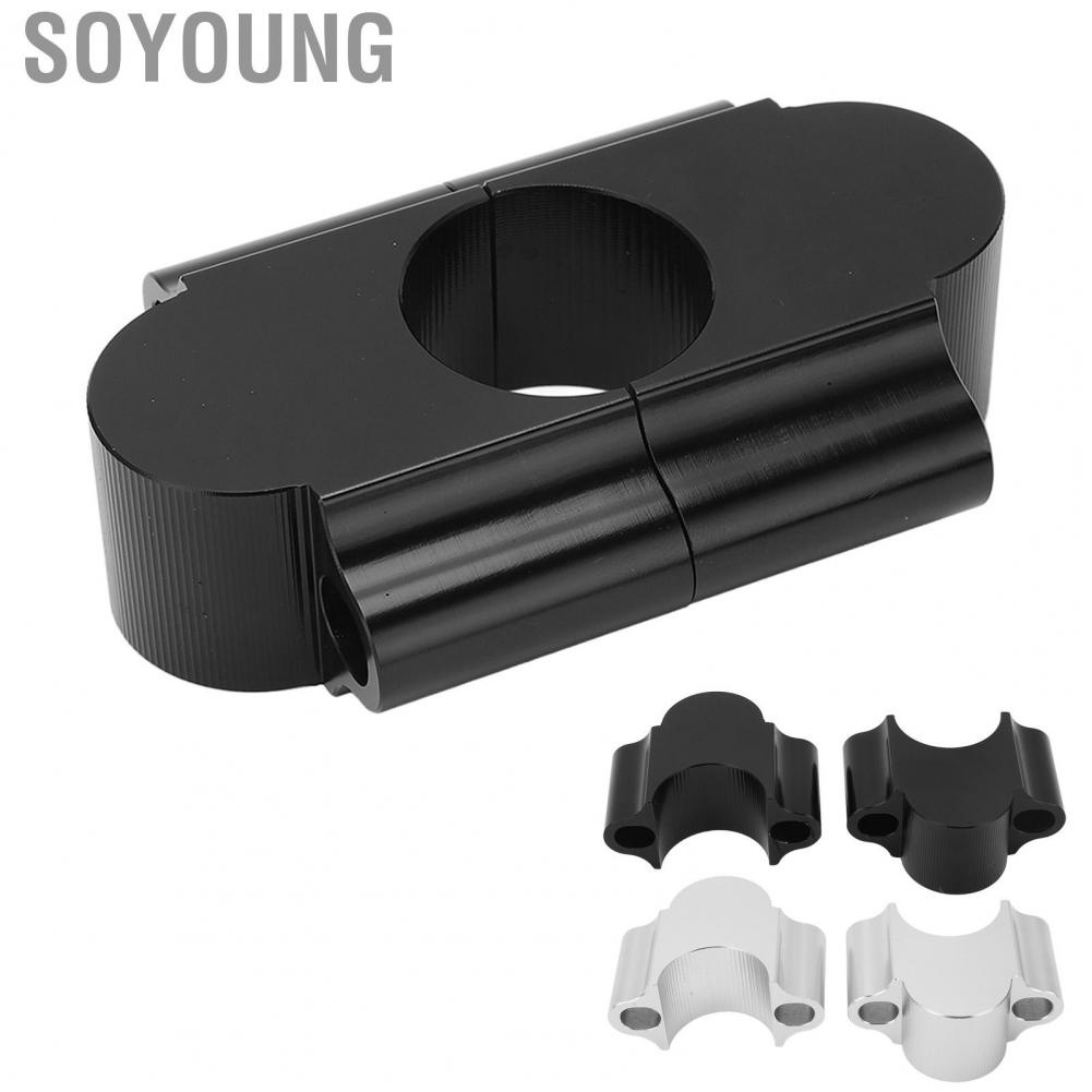 Soyoung Handlebar Riser Clamp  Motorcycle Handlebar Riser Clamp 2 PCS Left and Right Precise 28mm 30mm  for Motorbike