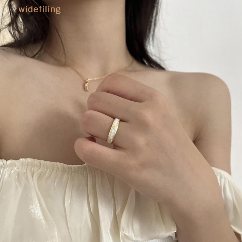 Nhẫn Hở Tráng Men Thời Trang Vintage Tinh Xảo Cho Nữ