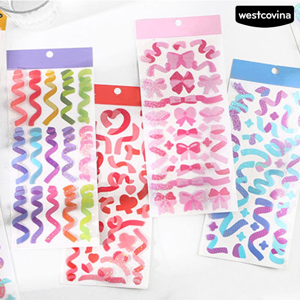 [COD]♪1 Tờ Miếng Dán Tự Dính Bằng PVC Họa Tiết Lấp Lánh Chống Thấm Nước Trang Trí Văn Phòng / Trường Học