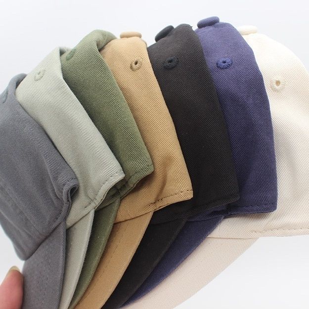 Mũ Lưỡi Trai Mềm Màu Xám Dễ Giặt Thời Trang Thu Đông Cho Cặp Đôi913011