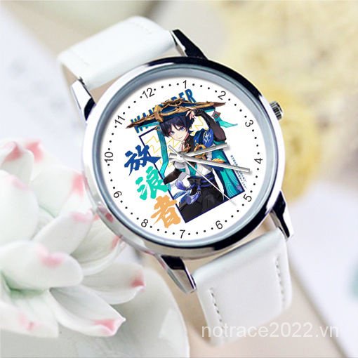 ★Genshin Impact★Đồng Hồ Đeo Tay M Merchandise Scaramouche Scaramouche Phong Cách Giản Dị Chống Thấm Nước Thích Hợp Làm Quà Tặng