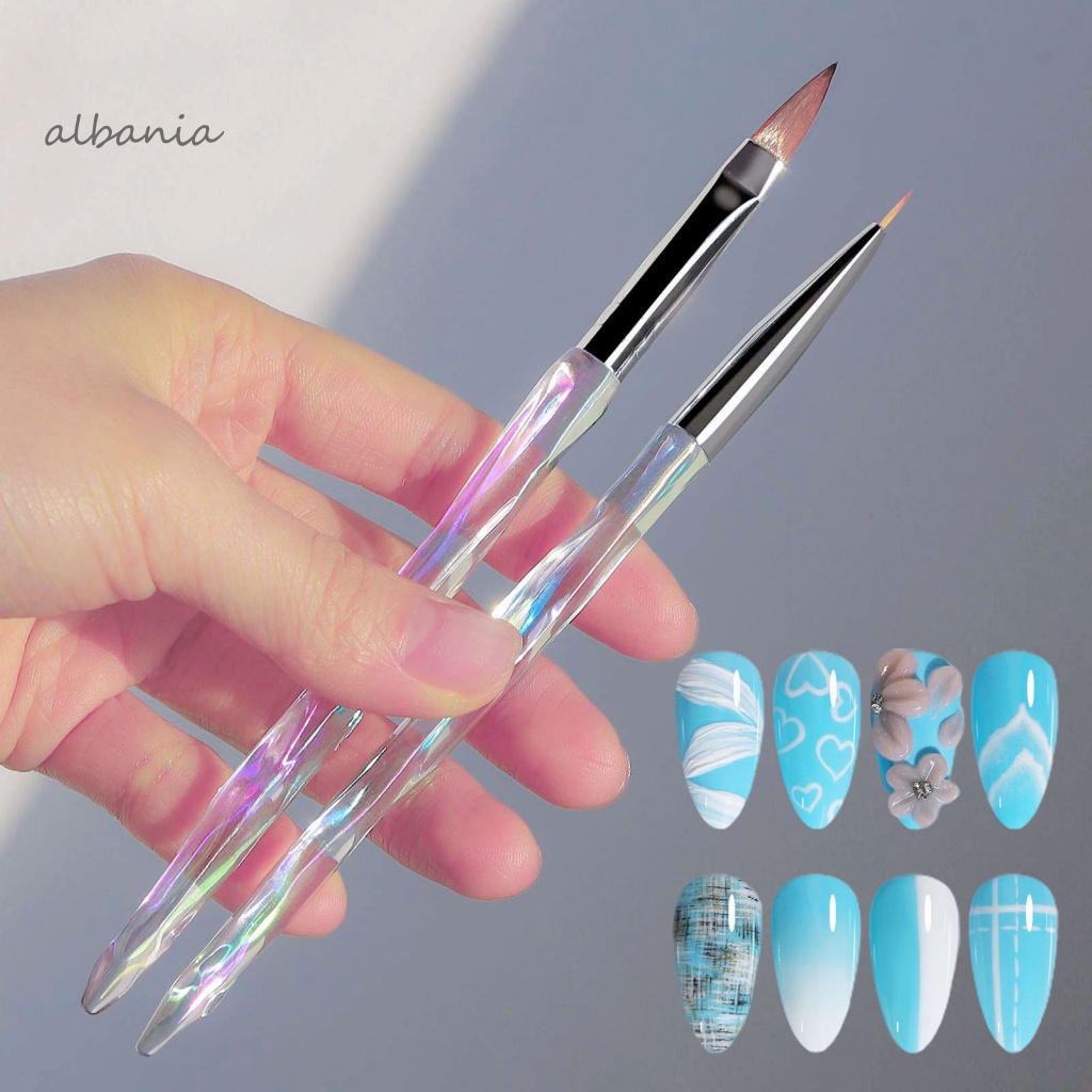 Set 8 Cọ Vẽ Móng Tay Chuyên Nghiệp Màu Sắc Tuyến Tính