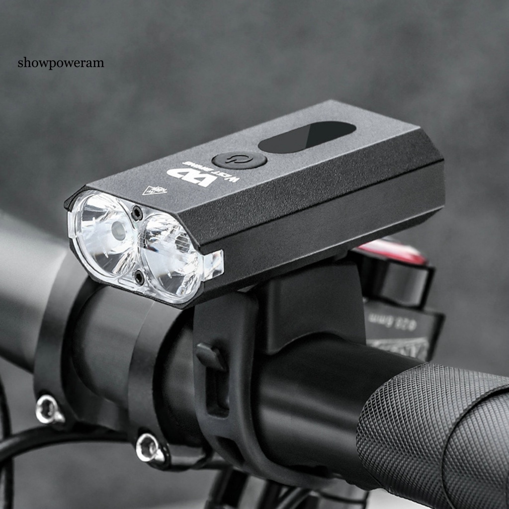 1 Bộ Đèn Pha Xe Đạp Bằng Hợp Kim Nhôm Đa Năng Kèm Còi Tiện Dụng