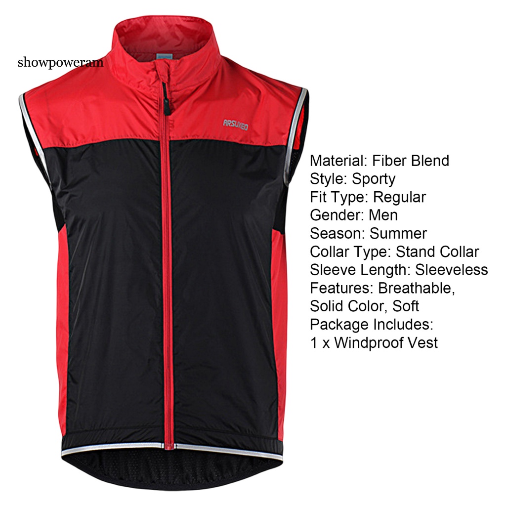 Áo Sát Nách Có Khóa Kéo Màu Sắc Tương Phản Thời Trang Chạy Bộ