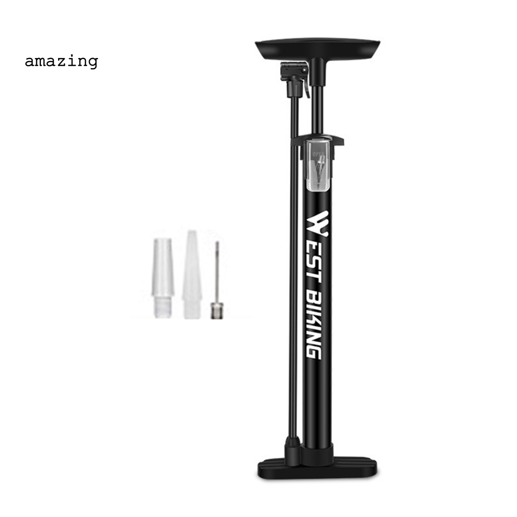 1 Bộ Bơm Xe Đạp / Xe Máy Bằng Kim Loại Thông Dụng