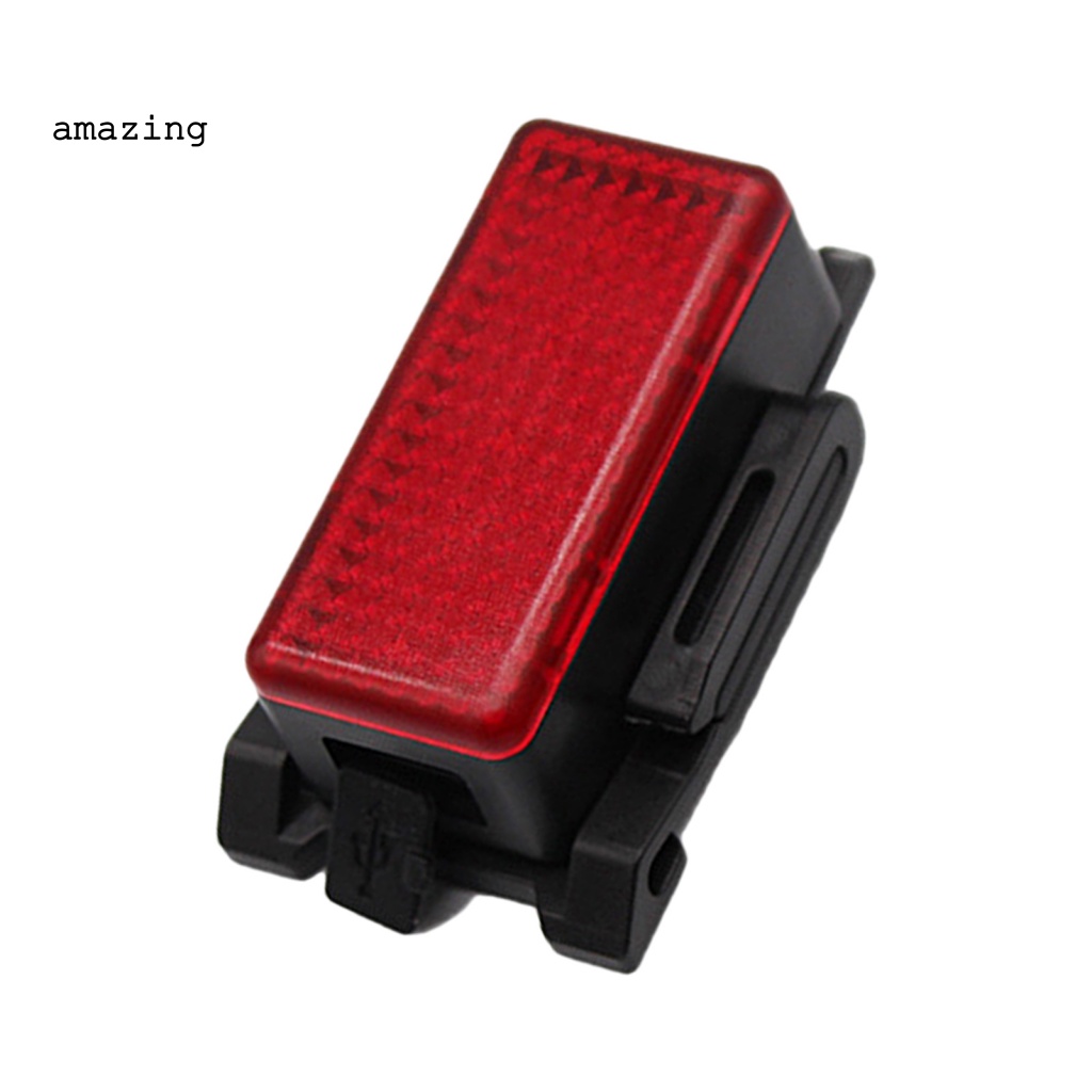 1 Bộ Đèn Pha Sạc USB Nhiều Chế Độ Gắn Đuôi Xe Đạp