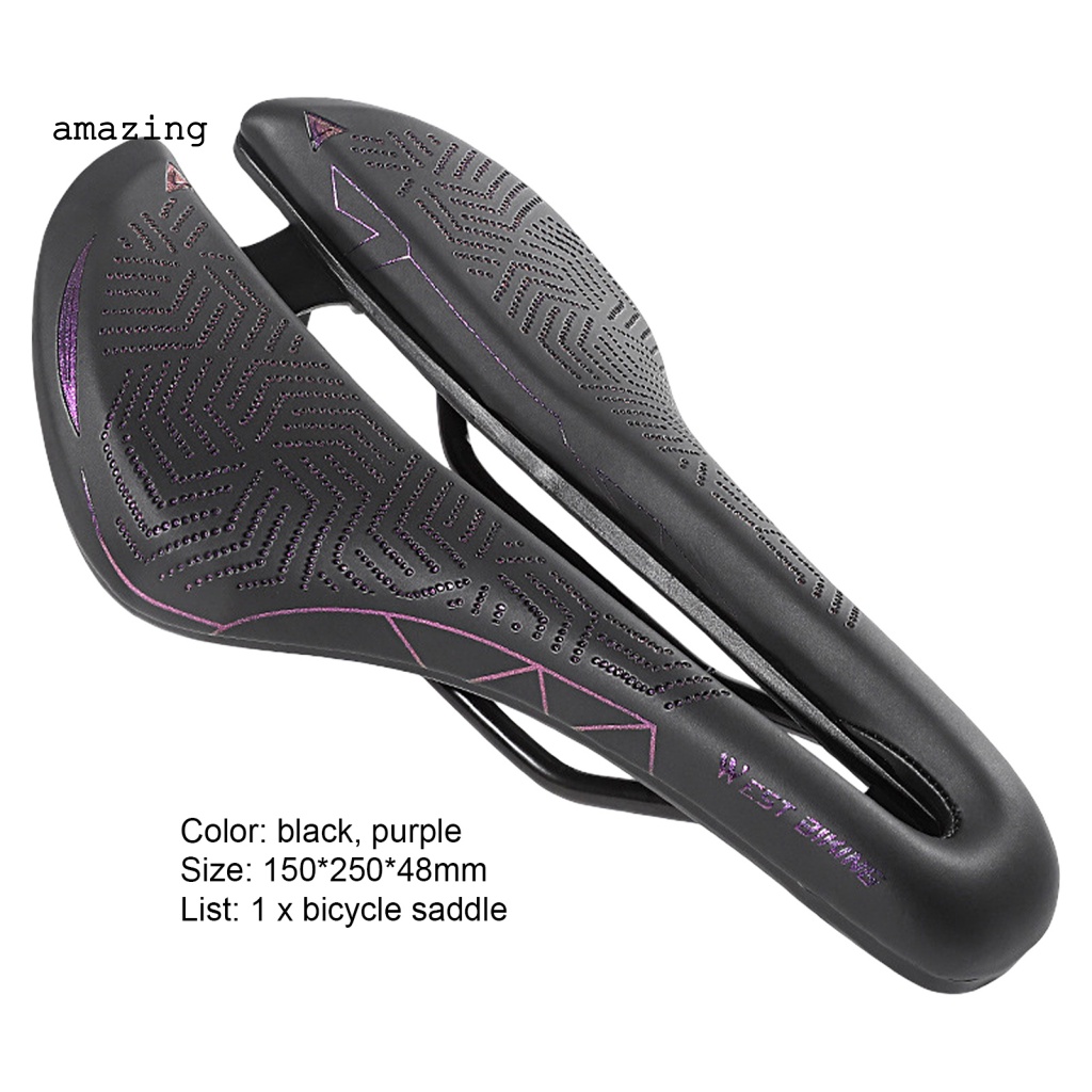 Yên Xe Đạp Thiết Kế Lõm Họa Tiết Chấm Bi Độ Bền Cao Thoáng Khí