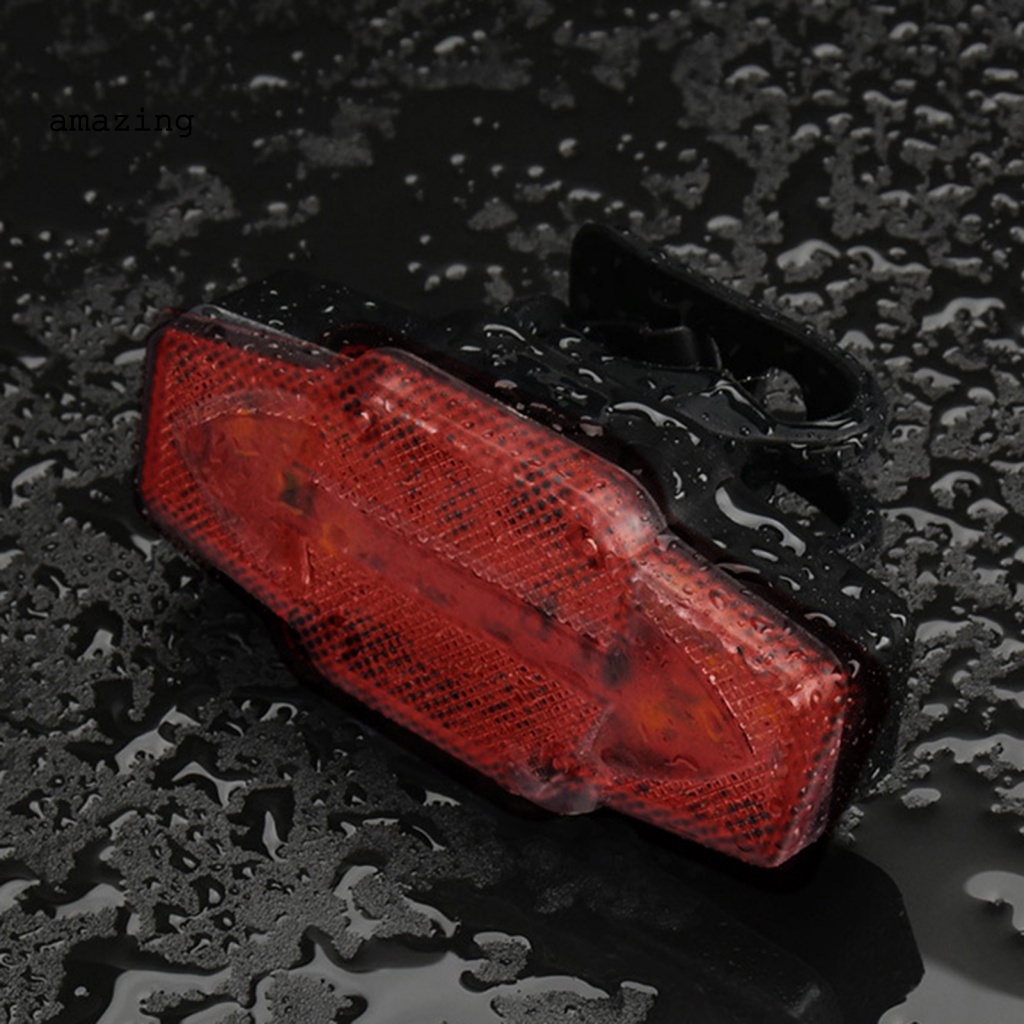 Đèn Cảnh Báo Mini Độ Sáng Cao 6 Chế Độ Có Thể Sạc Lại Gắn Đuôi Xe Đạp