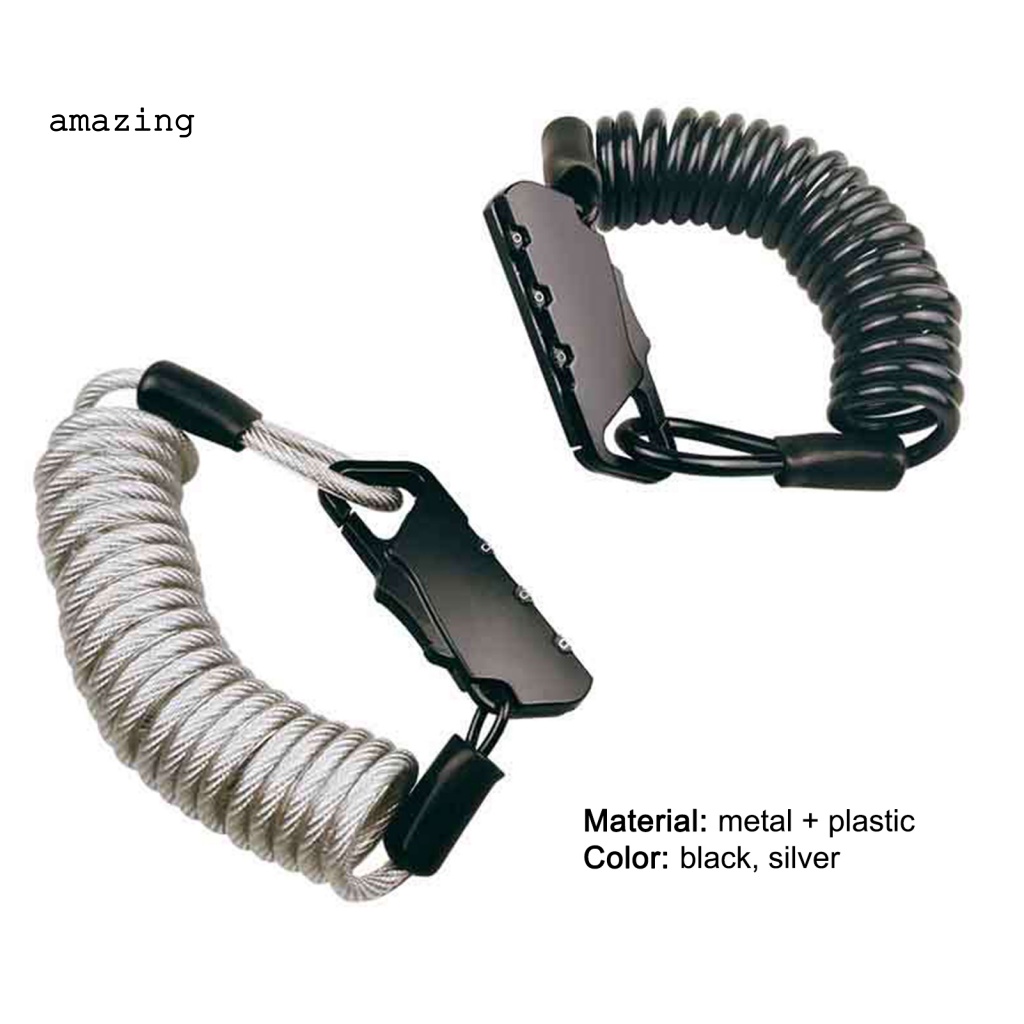 Khóa Mũ Bảo Hiểm Mini Tiện Dụng Cho Xe Đạp / Xe Máy