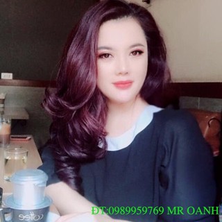nhuộm màu tóc đỏ tím rưou vang phủ mịn phủ bóng sophia hàn quốc 530ml