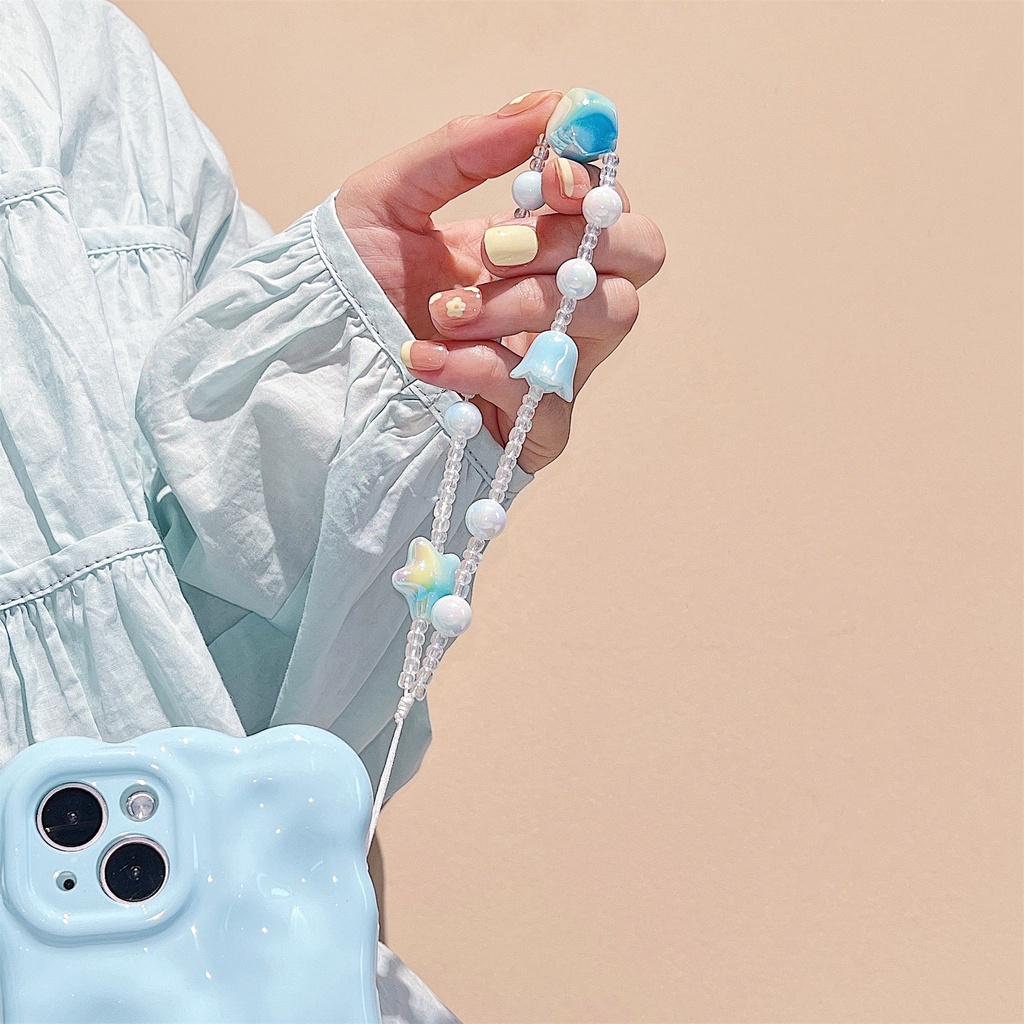 Dây Đeo Điện Thoại / airpods Bằng acrylic Hình Ngôi Sao Hoạt Hình Dễ Thương DIY