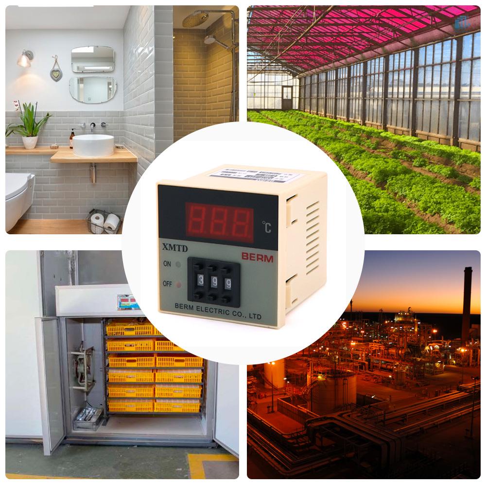 Bộ Điều Khiển Nhiệt Độ Điện Tử Thông Minh smartwatchinone XMTD-2001 Vỏ Ngắn 0-399°C Bộ Điều Chỉnh Nhiệt Độ Loại K Chuyên Dụng