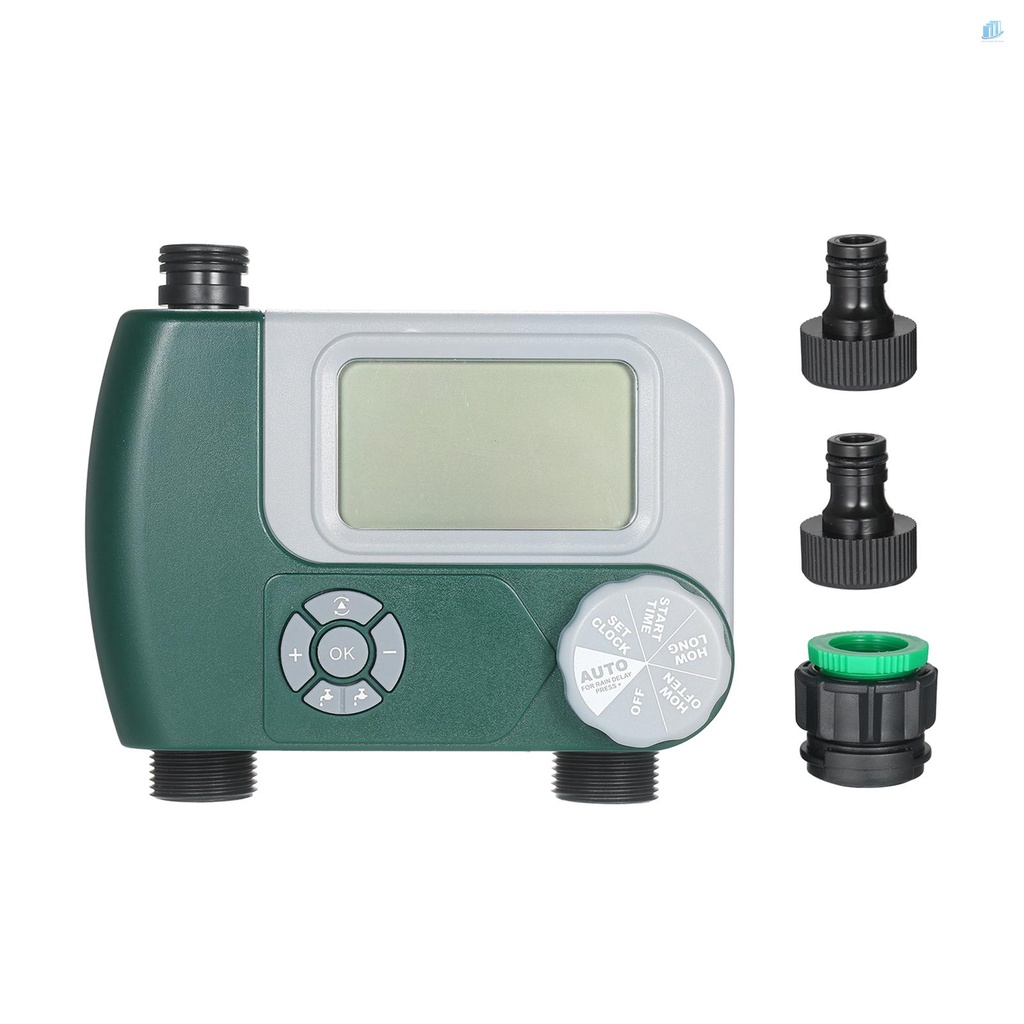 Hệ Thống Tưới Nước Tự Động Ngoài Trời Hẹn Giờ Kỹ Thuật Số Có 2 Ổ Cắm Cho Sân Vườn