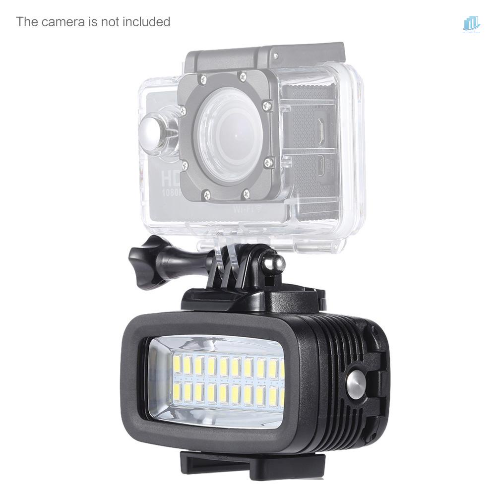 Đèn LED Chiếu Sáng Công Suất Cao 700LM Chống Nước 40M 1200mAh Tích Hợp Pin Sạc Cho SJCAM Xiaomi Yi Sports Action