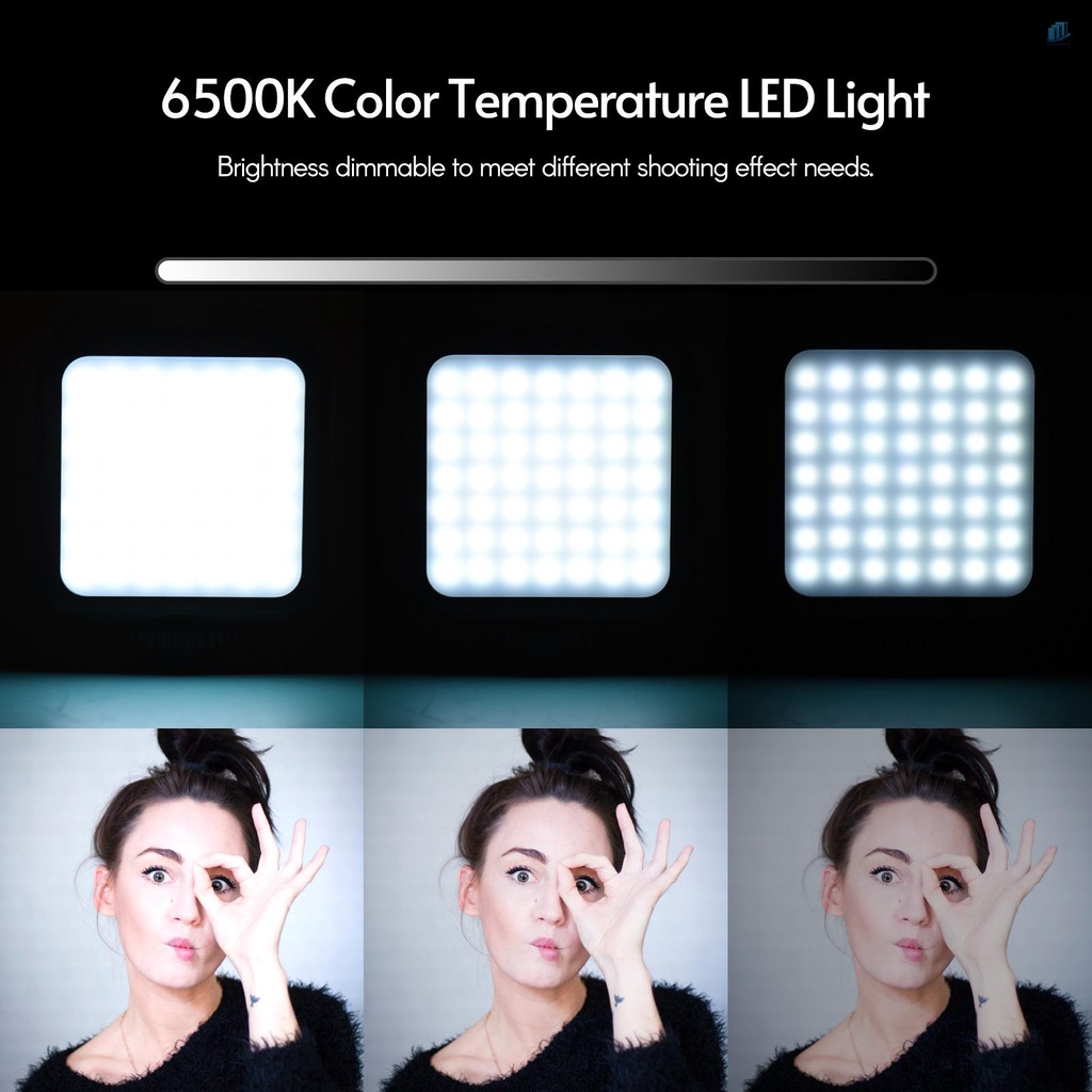 ANDOER Bộ Dụng Cụ Quay Video Vlog Với Giá Đỡ Ba Chân Và Đèn LED Và Micro Cho Điện Thoại