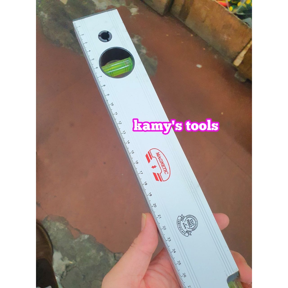 Thước thủy thước cân nước có nam châm từ tính LS+ dài 30cm 40cm 50cm 60cm 80cm 100cm