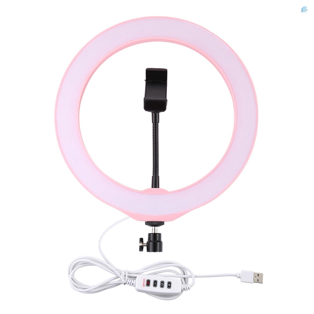 Vòng Đèn Led PULUZ 10 '' 3 Chế Độ Sáng Điều Chỉnh Được Dành Cho Chụp Ảnh / Live Streaming Selfie