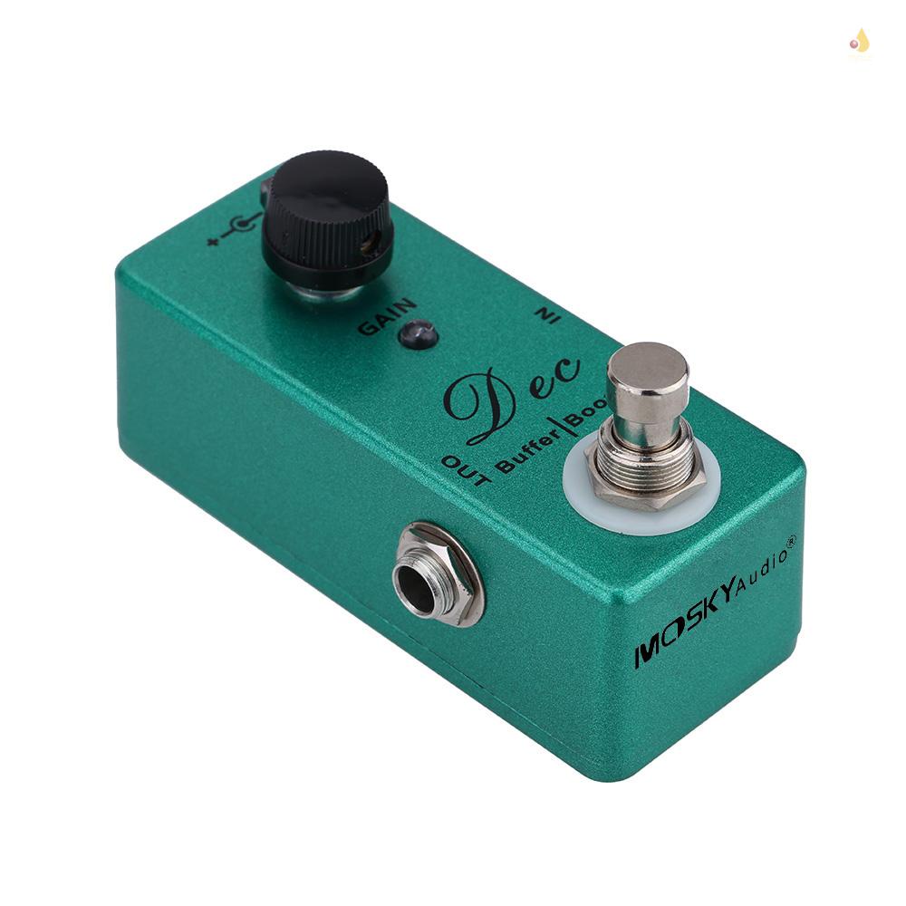 Mynice MOSKYAudio Dec Phơ Tạo Hiệu Ứng Bàn Đạp Hiệu Ứng Đàn Guitar Điện Mini Một Hiệu Ứng Làm