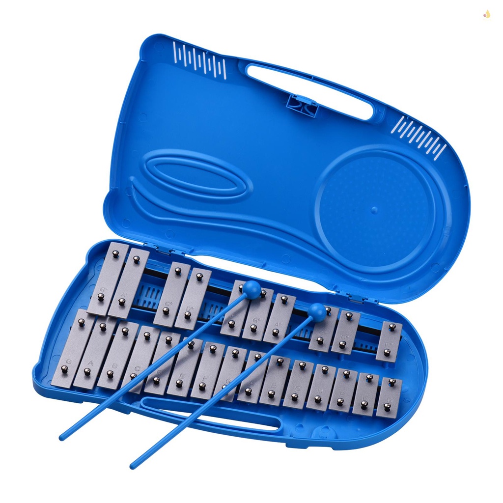 Đàn Glockenspiel Xylophone 25 Nốt Chuyên Nghiệp Kèm 2 Trụ Nhựa Dành Cho Bé