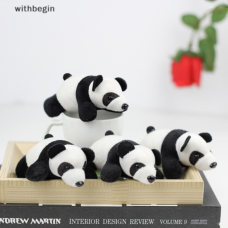 Móc Khóa Gấu Trúc Nhồi Bông Dễ Thương Dùng Trang Trí Ba Lô / Túi Xách