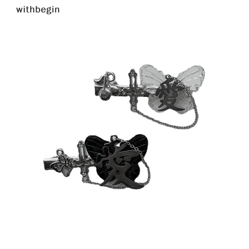 Kẹp Tóc Tua Rua Hình Bướm / Ngôi Sao / Cherry Dễ Thương Phong Cách Vintage