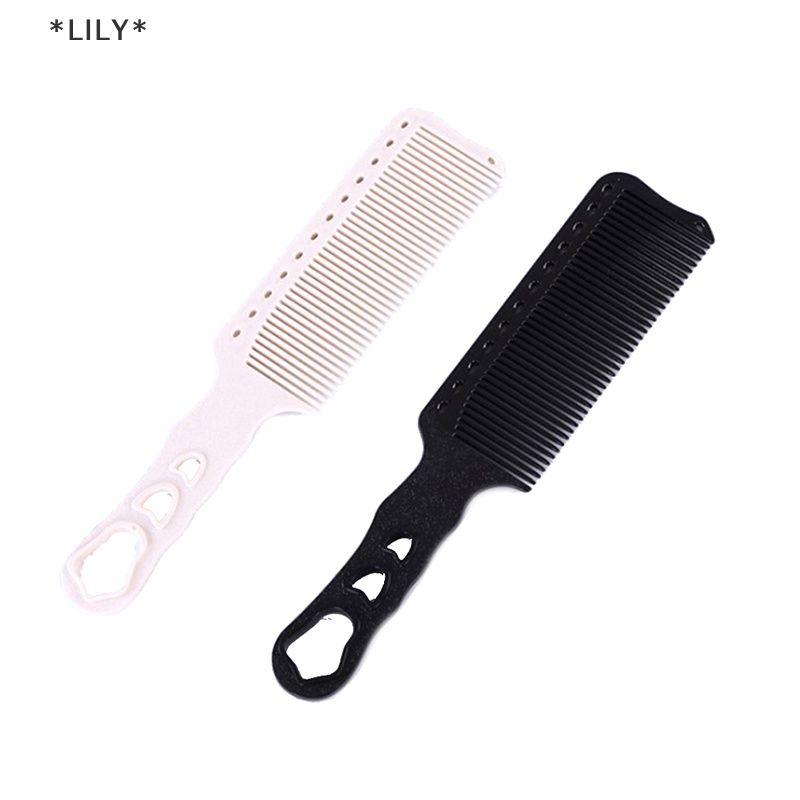 LILY 1 cái cắt phẳng lược tóc làm tóc thợ cắt tóc Salon tóc chuyên nghiệp kiểu tóc uuu