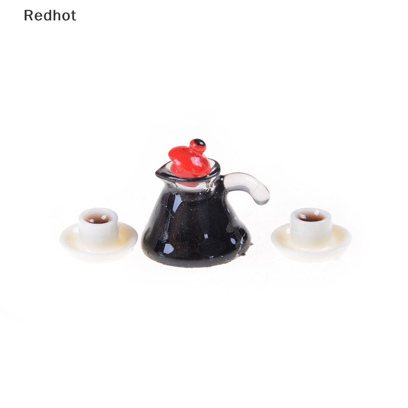 Bộ 3 Cốc Và Đĩa Lót Trang Trí Nhà Búp Bê