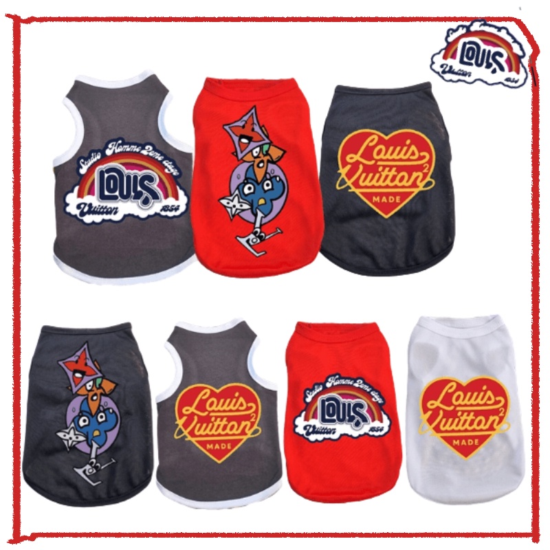 Áo Tank Top Họa Tiết Hoạt Hình Dùng Cho Thú Cưng Size S-2Xl