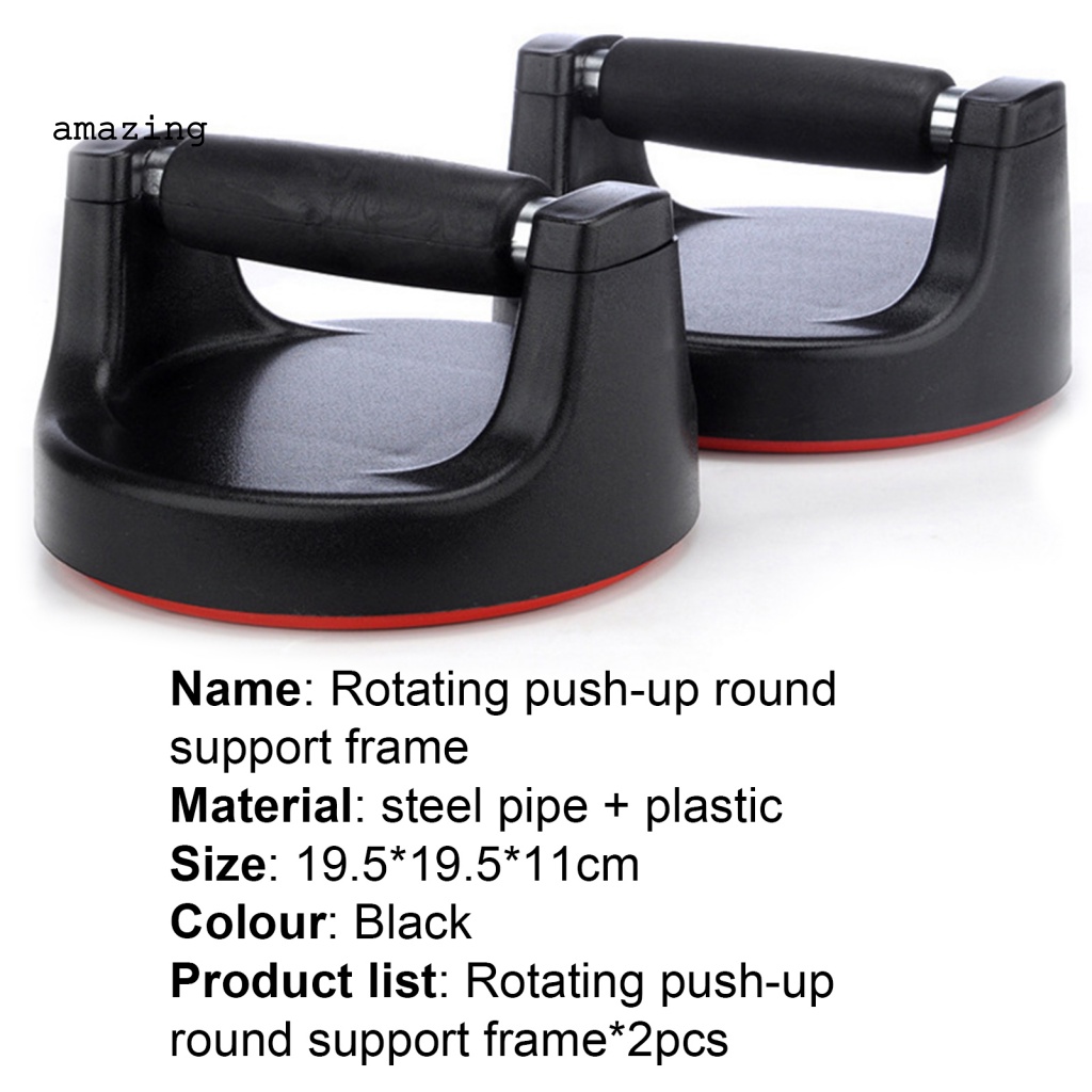 Set 2 Thanh Chống Trượt Xoay 360 Độ Hỗ Trợ Luyện Tập Thể Hình