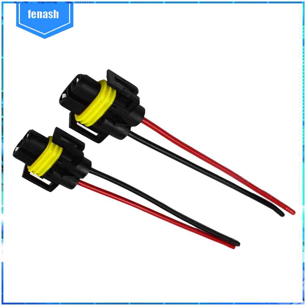 Set 2 Ổ Cắm Chuyển Đổi H8 / H9 / H11 Chuyên Dụng Cho Đèn Pha Xe Hơi