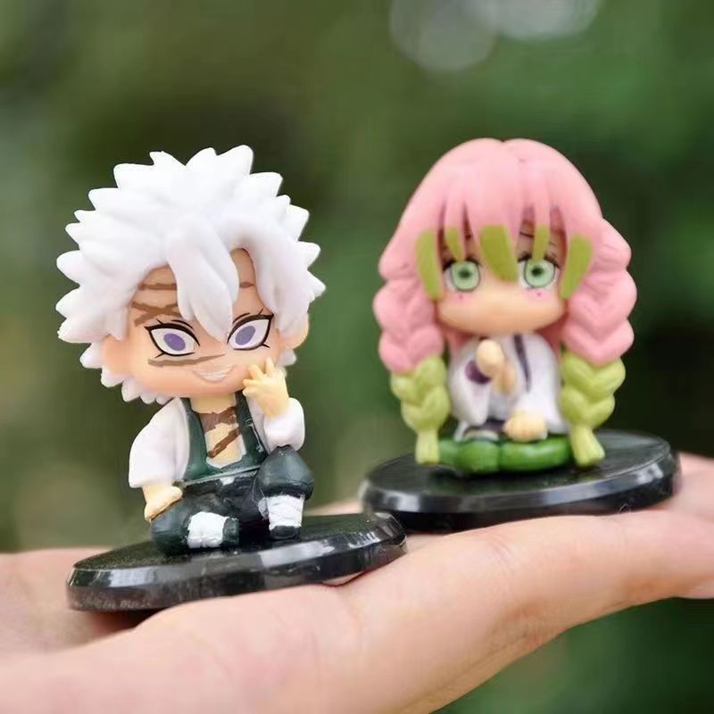 Mô Hình Nhân Vật Anime Demon Slayer Nezuko Love Column Trang Trí Bàn Làm Việc