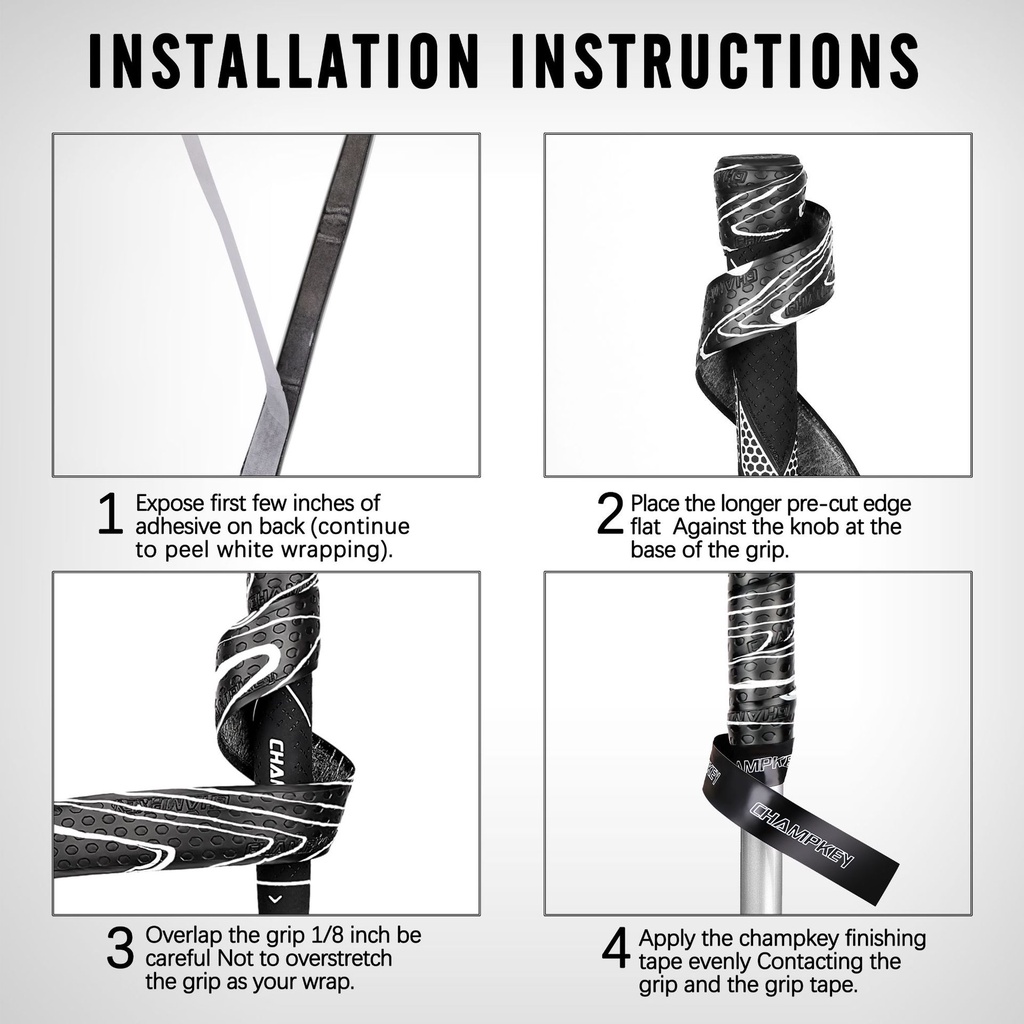 Bộ 6 Cuộn Băng Quấn Tay Cầm Gậy Đánh golf Họa Tiết Rằn Ri Chống Trượt / Thấm Nước / Chống Mài Mòn Mềm Mại / Chống Mài Mòn