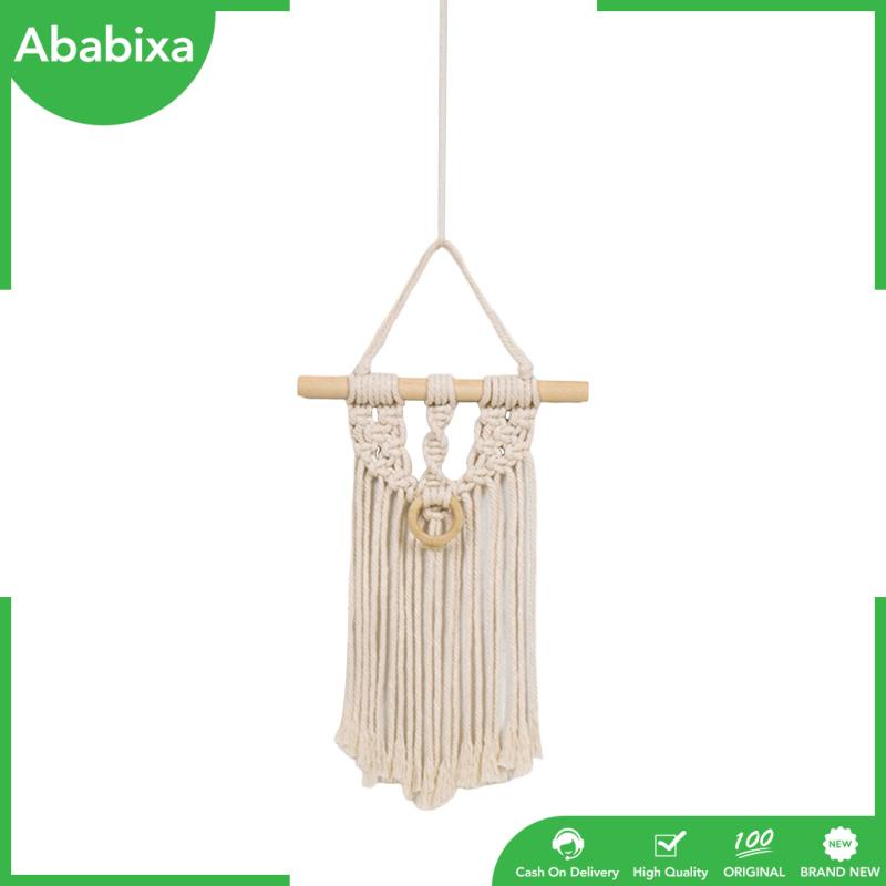 Thảm Dệt Macrame Treo Tường Trang Trí Phòng Ngủ / Nhà Trẻ Kiểu Hình Học Phong Cách Boho Bohemian